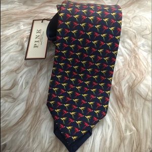 Thomas PINK silk necktie